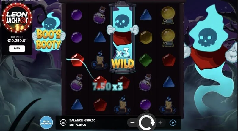 Boo's Booty - ชนะในเกมหลักด้วยสัญลักษณ์ Expanding